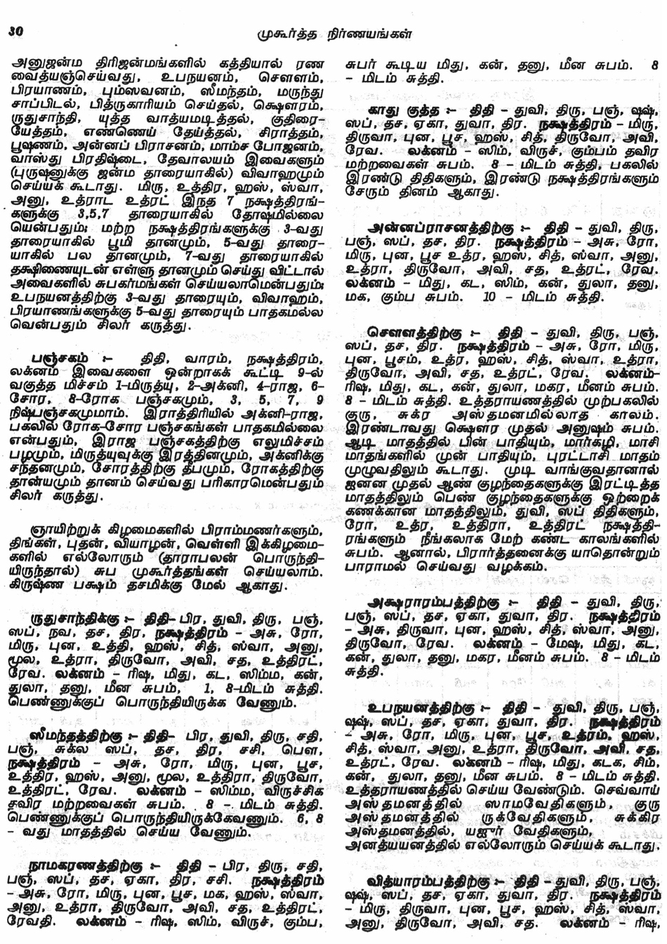 Panchangam